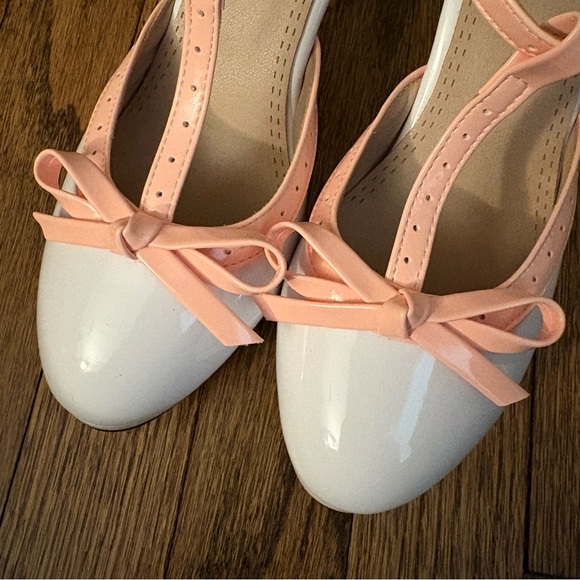 NWOT Women Round Toe High Heels Pinup Party Ankle T Strap Mary Jane Coquette 7 - Picture 5 of 10